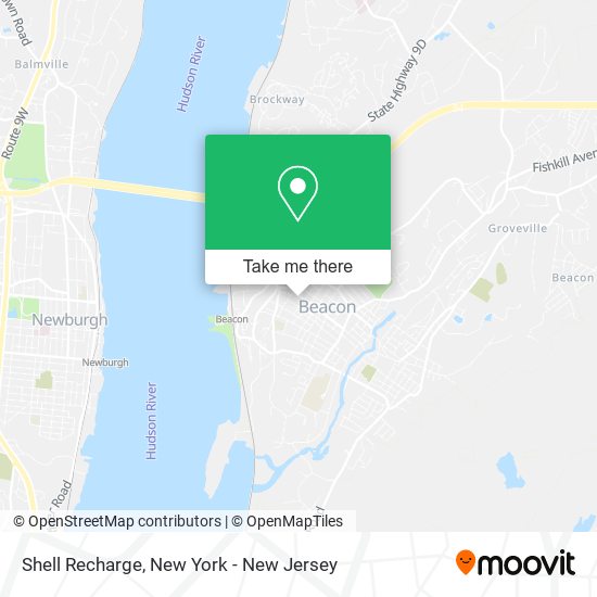 Shell Recharge map