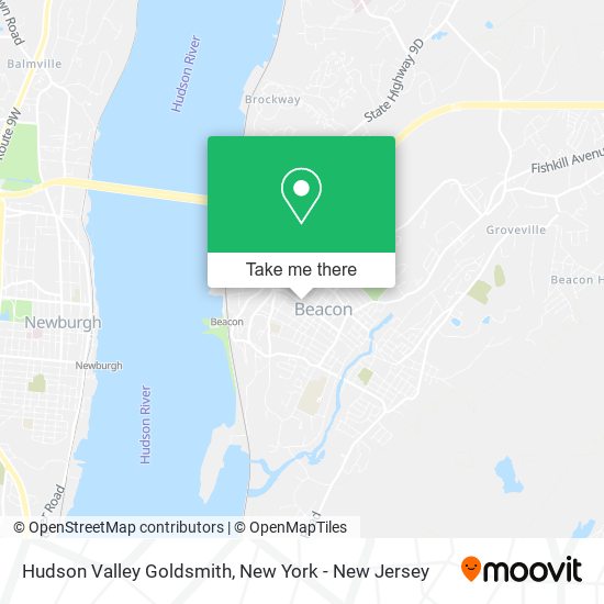Hudson Valley Goldsmith map