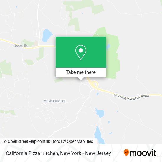 Mapa de California Pizza Kitchen