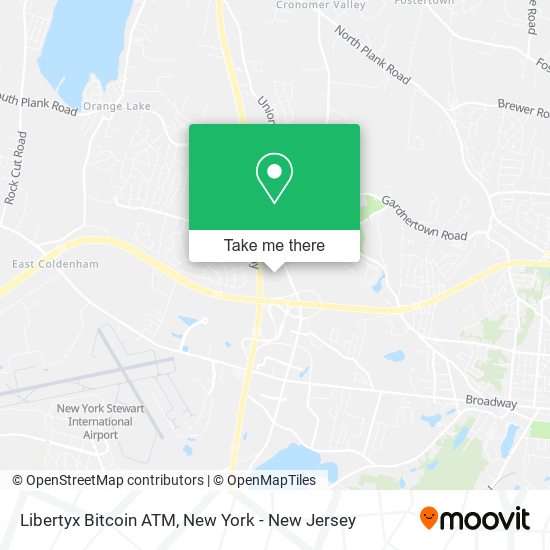 Mapa de Libertyx Bitcoin ATM