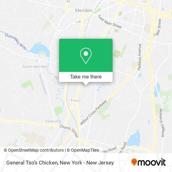 General Tso's Chicken map