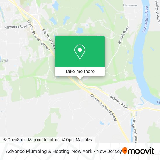 Mapa de Advance Plumbing & Heating