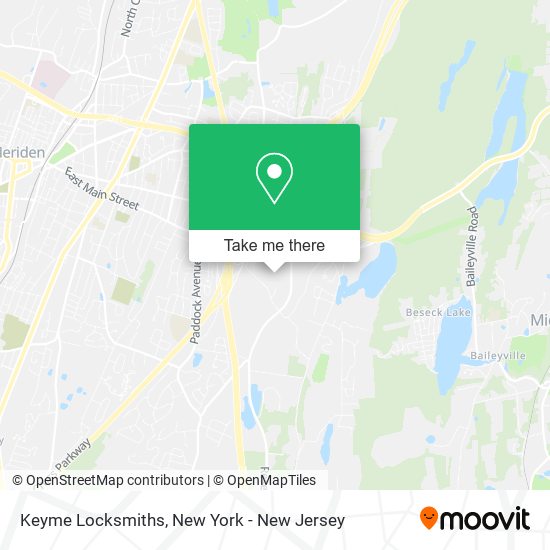 Keyme Locksmiths map