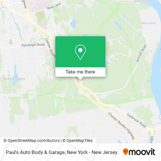 Paul's Auto Body & Garage map