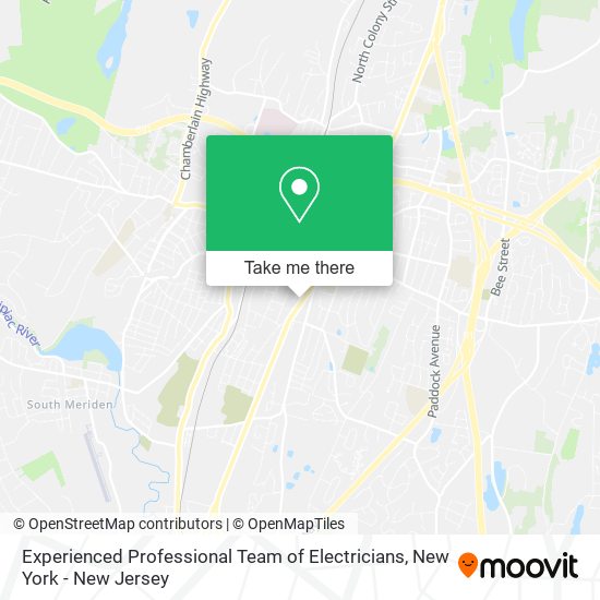 Experienced Professional Team of Electricians map