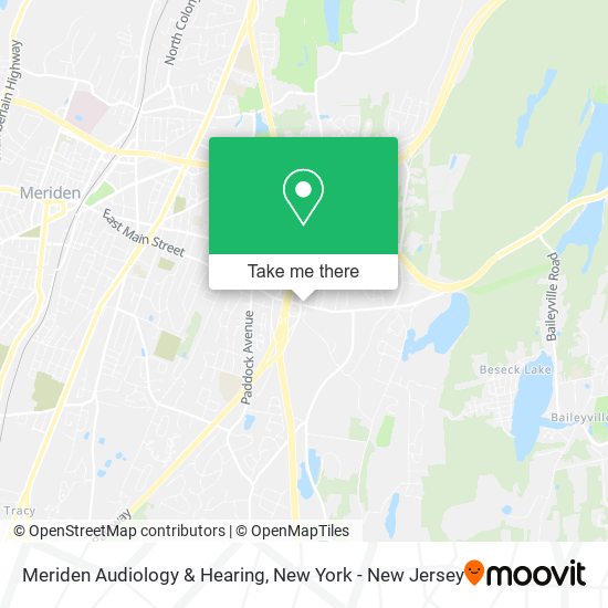 Meriden Audiology & Hearing map