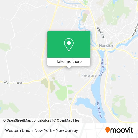 Mapa de Western Union