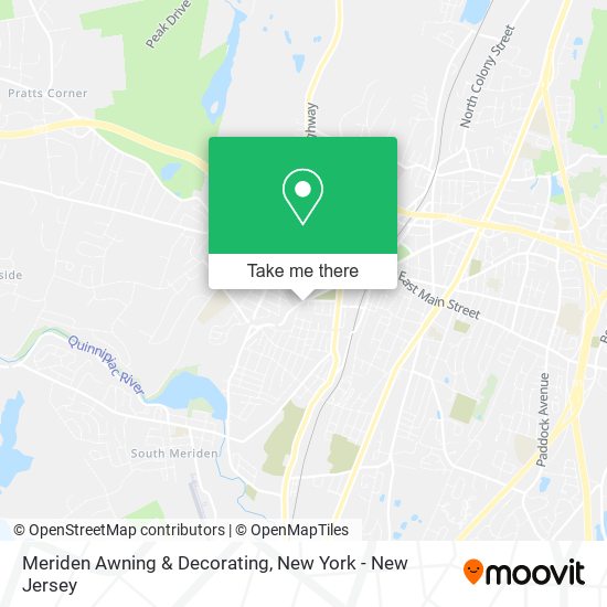 Meriden Awning & Decorating map