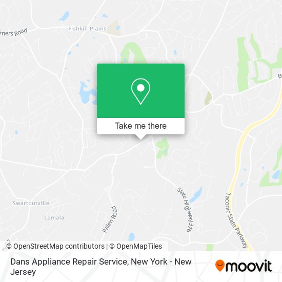 Dans Appliance Repair Service map