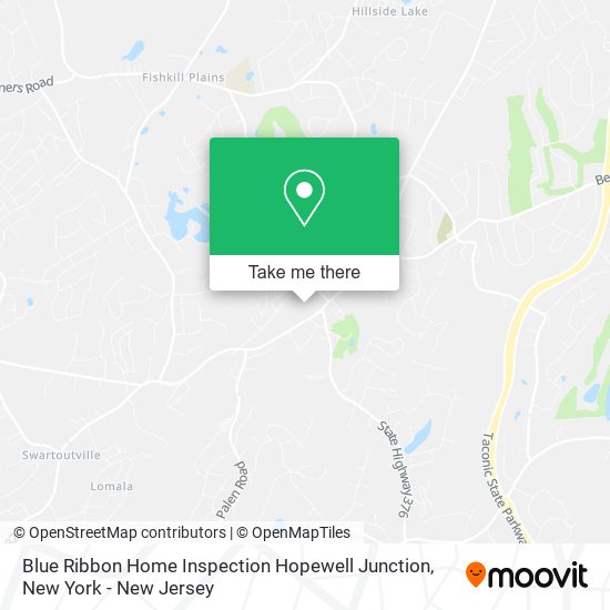 Blue Ribbon Home Inspection Hopewell Junction map