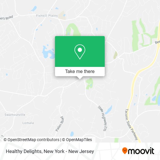 Healthy Delights map