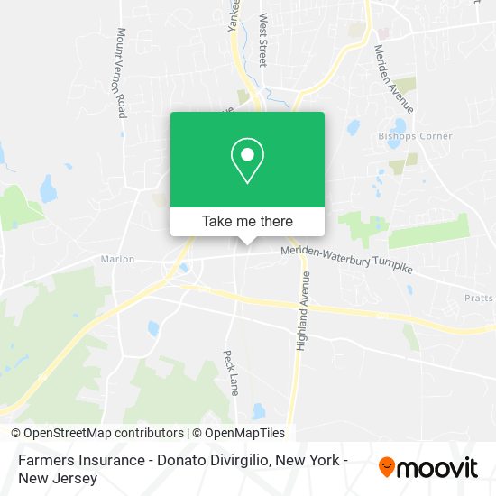 Farmers Insurance - Donato Divirgilio map