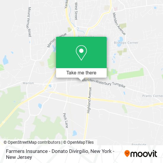 Farmers Insurance - Donato Divirgilio map