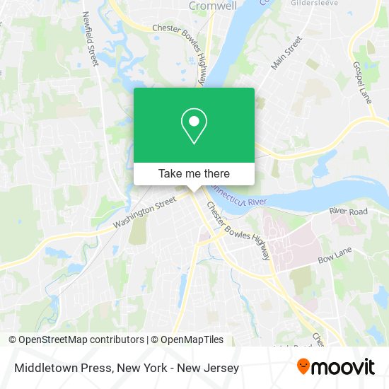 Mapa de Middletown Press