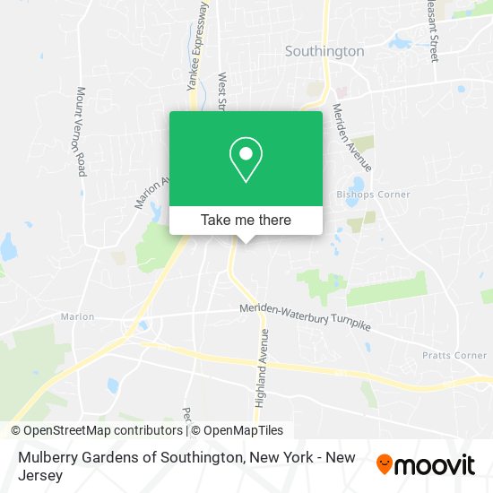 Mulberry Gardens of Southington map