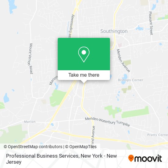 Professional Business Services map