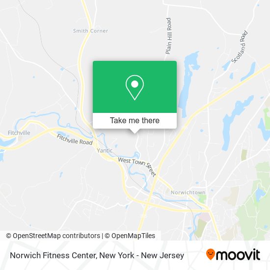 Norwich Fitness Center map