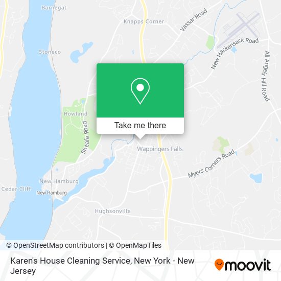 Karen's House Cleaning Service map
