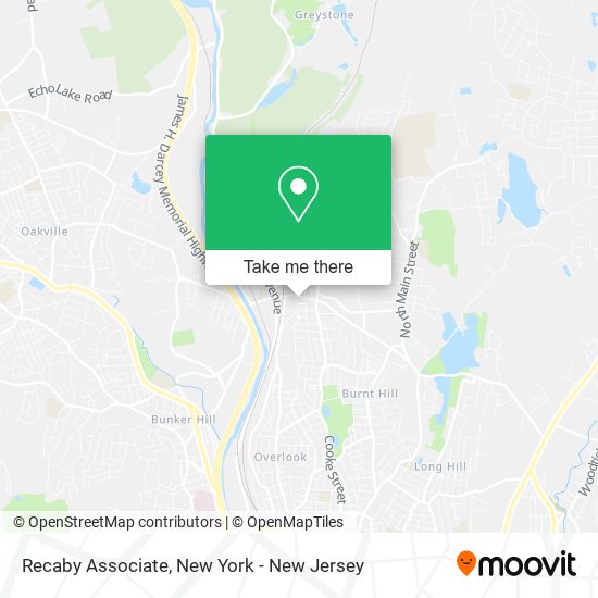 Recaby Associate map