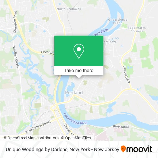 Unique Weddings by Darlene map