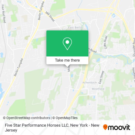 Five Star Performance Horses LLC map