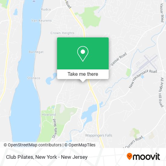 Club Pilates map