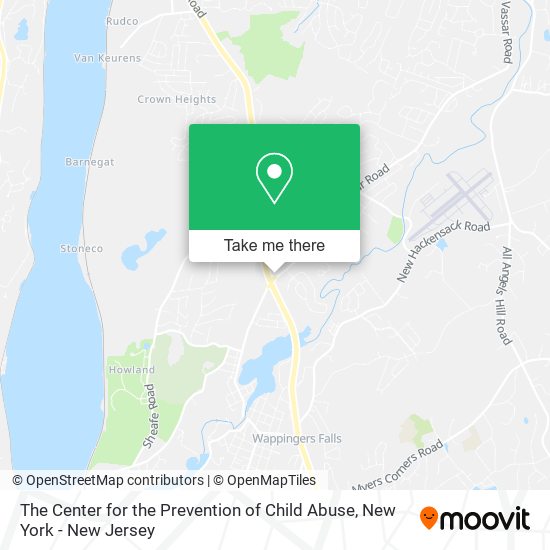 Mapa de The Center for the Prevention of Child Abuse