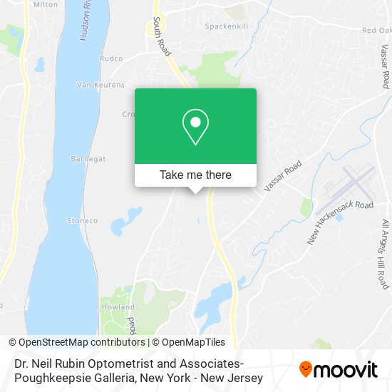 Dr. Neil Rubin Optometrist and Associates-Poughkeepsie Galleria map