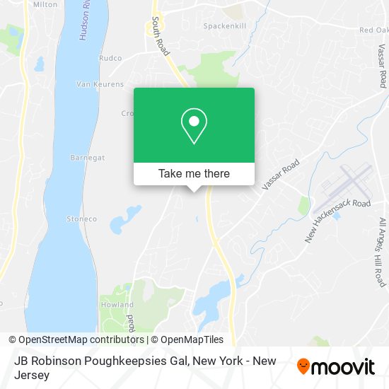 Mapa de JB Robinson Poughkeepsies Gal