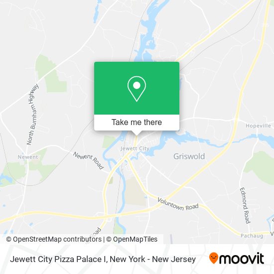 Mapa de Jewett City Pizza Palace I