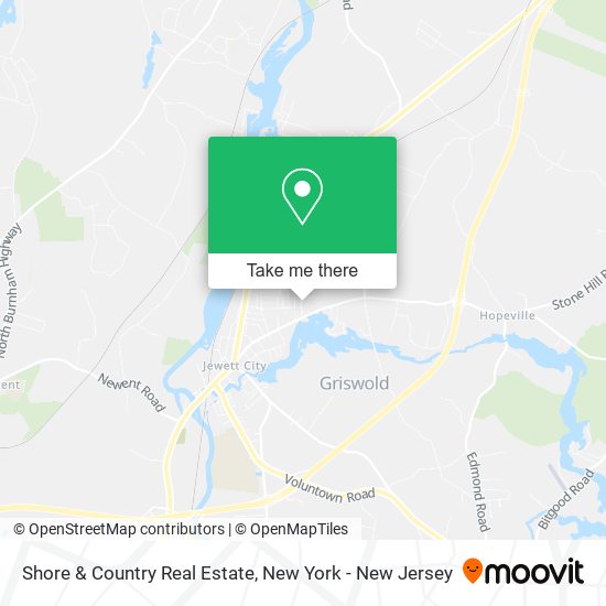 Shore & Country Real Estate map