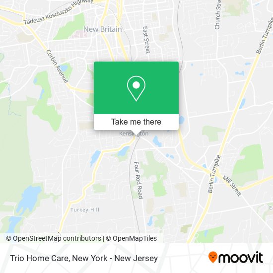 Trio Home Care map