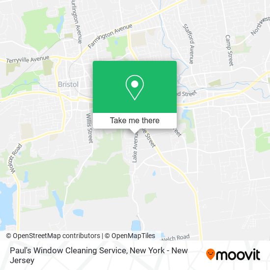 Paul's Window Cleaning Service map