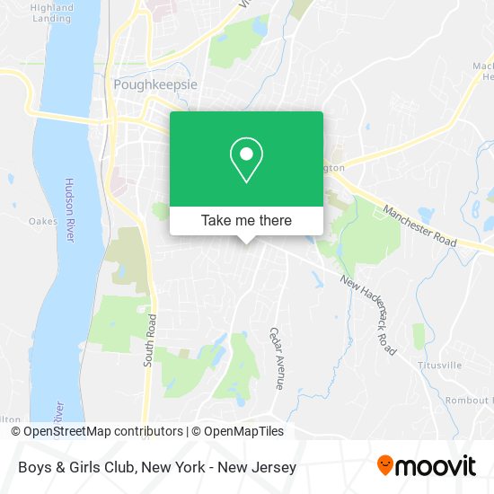 Boys & Girls Club map