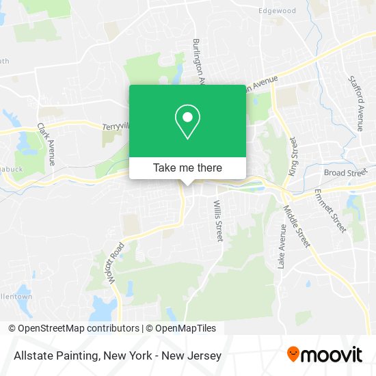 Allstate Painting map