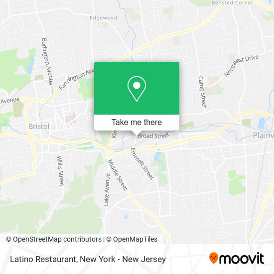 Latino Restaurant map