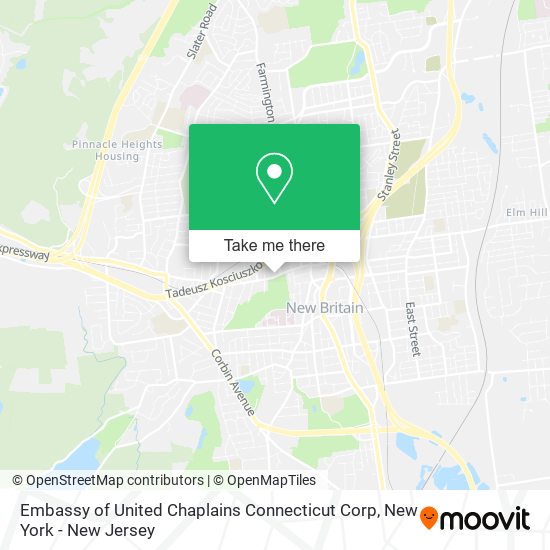 Mapa de Embassy of United Chaplains Connecticut Corp