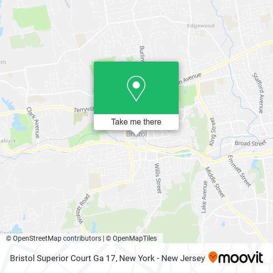 Mapa de Bristol Superior Court Ga 17