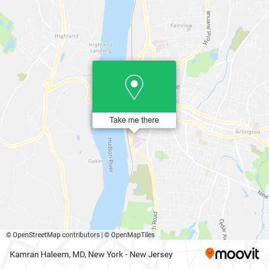Kamran Haleem, MD map