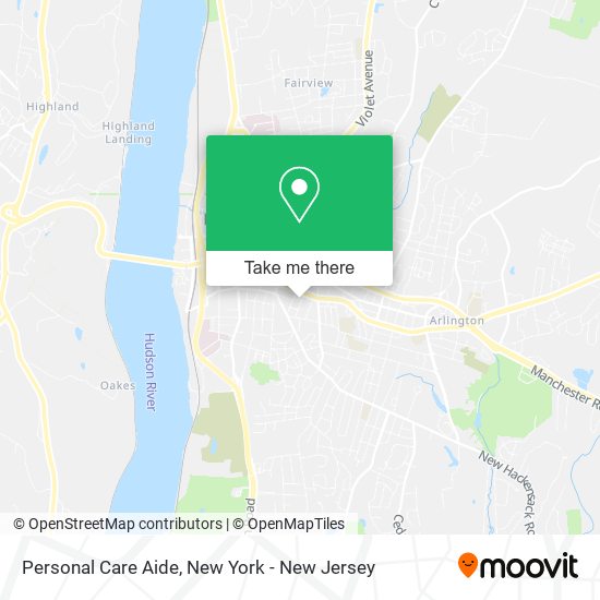 Personal Care Aide map