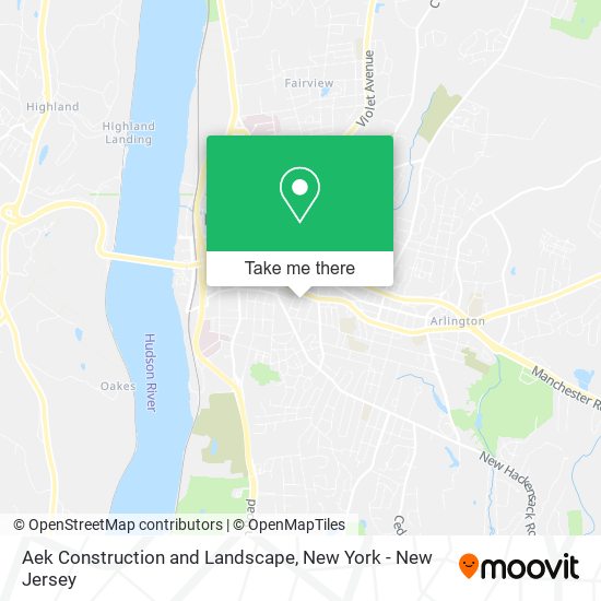 Aek Construction and Landscape map