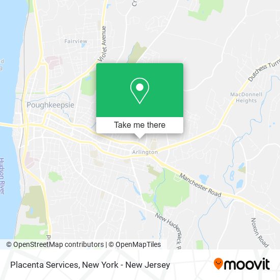 Placenta Services map