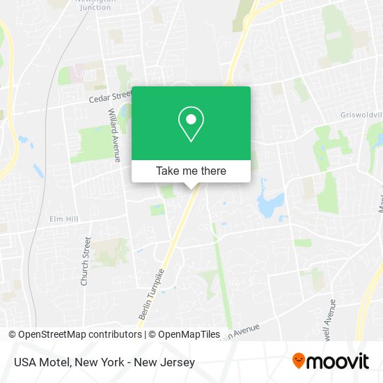 USA Motel map