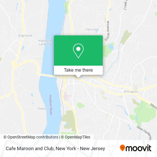 Mapa de Cafe Maroon and Club