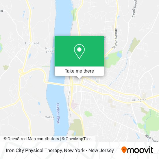 Iron City Physical Therapy map