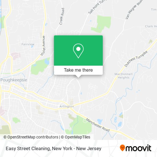 Easy Street Cleaning map