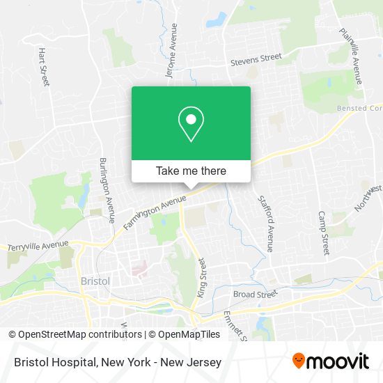 Mapa de Bristol Hospital