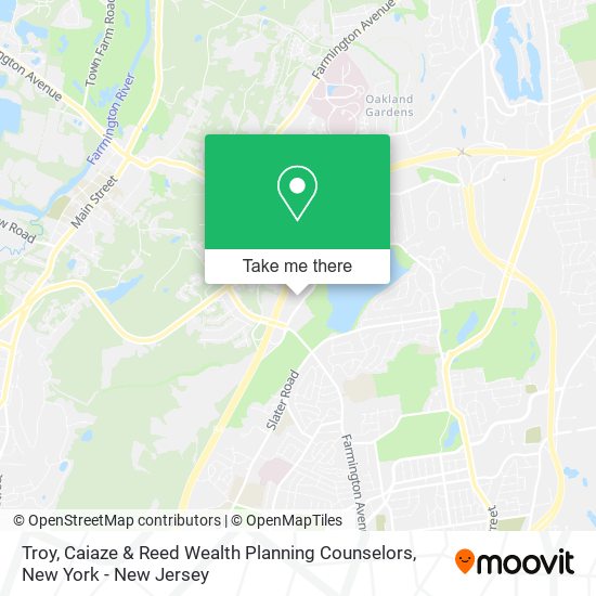 Troy, Caiaze & Reed Wealth Planning Counselors map