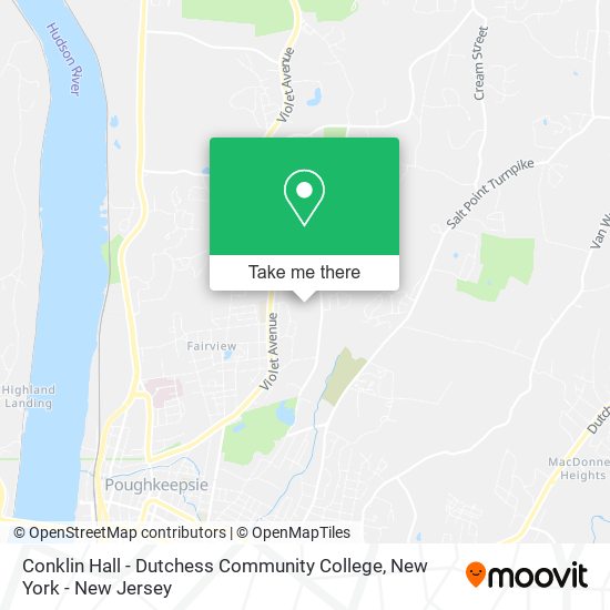 Conklin Hall - Dutchess Community College map