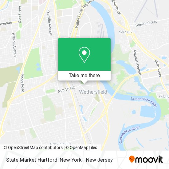 State Market Hartford map